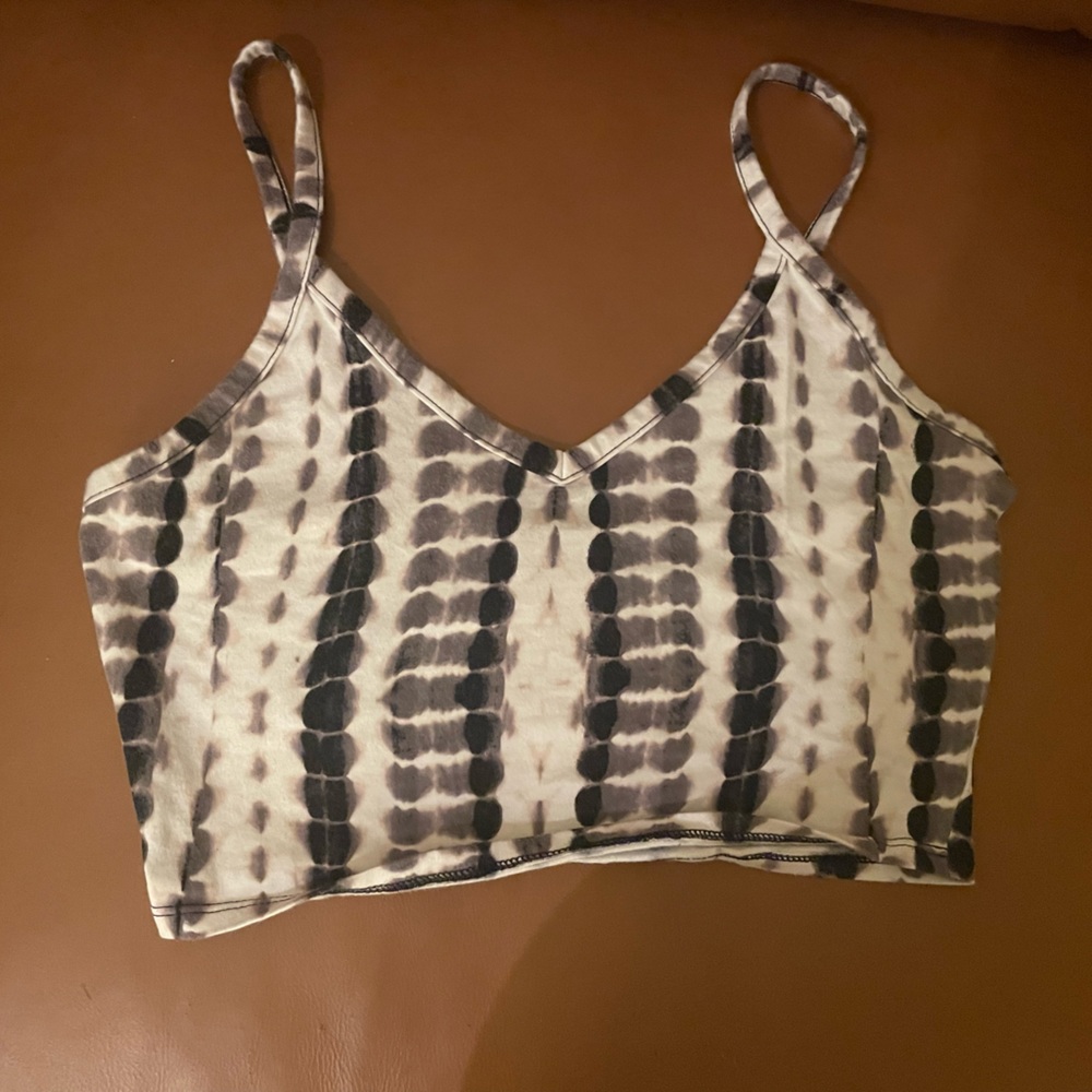 Tie die crop tank
